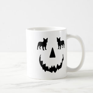 Pumpkin Boston Terrier Halloween Kaffeetasse
