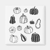 Pumpkin Botanical Magnet (Vorne)