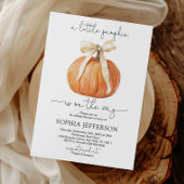Pumpkin Bow | Fall Little Pumpkin Baby Dusche Einladung