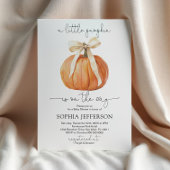 Pumpkin Bow | Fall Little Pumpkin Baby Dusche Einladung