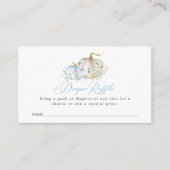 Pumpkin Boy Baby Showdiaper Raffle Ticket Begleitkarte (Vorderseite)