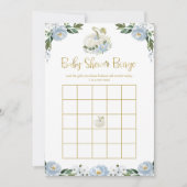 Pumpkin Boy Fall Baby Shower Bingo (Vorderseite)