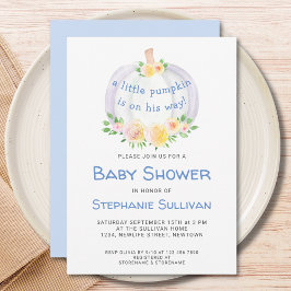 Pumpkin Boys Kinderdusche Einladung