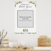 Pumpkin Brautparty Foto Standrahmen Prop Poster (Küche)