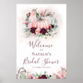 Pumpkin Brautparty Willkommen Poster (Vorne)