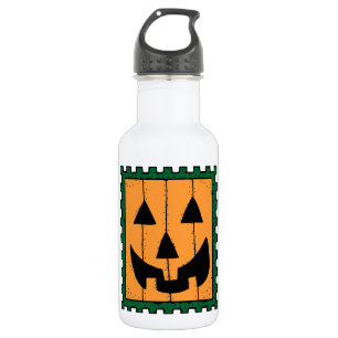 Pumpkin-Briefmarke Edelstahlflasche