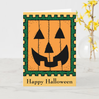 Pumpkin Briefmarke Grußkarte Karte