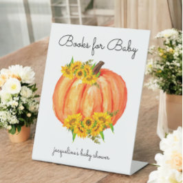 Pumpkin-Bücher für Baby Sockelschild