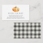 Pumpkin-Bücher für die Beipackkarte Begleitkarte (Vorne/Hinten)