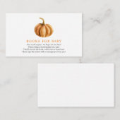 Pumpkin-Bücher für die Beipackkarte Begleitkarte (Vorne/Hinten)