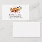 Pumpkin-Bücher für die Beipackkarte Begleitkarte (Vorne/Hinten)