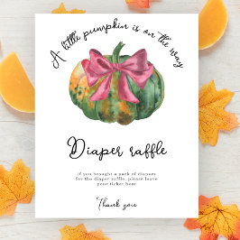 Pumpkin-Bug Babydusche Windeln Windeln Poster