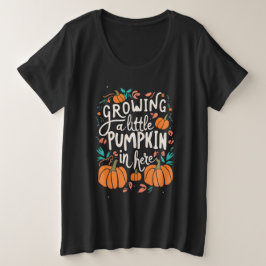 Pumpkin Bumpkin Halloween Mütterschaft Große Größe T-Shirt
