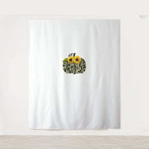 Pumpkin Camouflage and Sunflower Fall Outfit Viele Wandteppich
