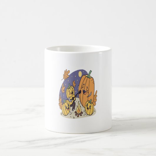 Pumpkin Campfire Serenade Kaffeetasse (Mittel)