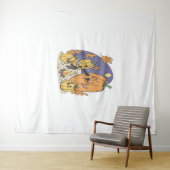 Pumpkin Campfire Serenade Wandteppich (Beispiel (Horizontal))