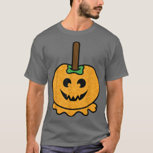 Pumpkin Candy Apple Kürbislaterne Halloween T-Shirt