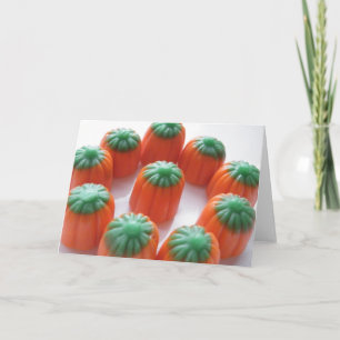 Pumpkin Candy Corn Card Karte