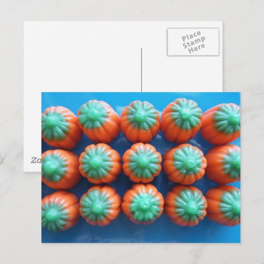 Pumpkin Candy Corn Geschenke Postkarte (Vorne/Hinten)