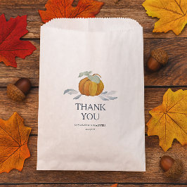 Pumpkin Candy Favor Bags Geschenktütchen