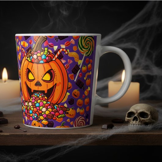 Pumpkin Candy Halloween Tasse