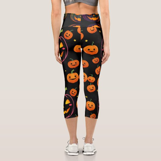 Pumpkin Capri Leggings (Rückseite)