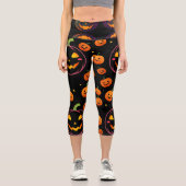 Pumpkin Capri Leggings (Vorderseite)