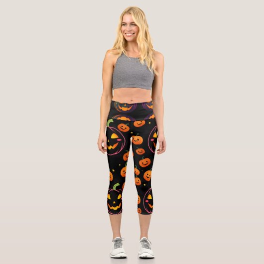 Pumpkin Capri Leggings (Vorderseite)