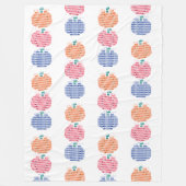 Pumpkin Carnival Fleecedecke (Vorderseite)