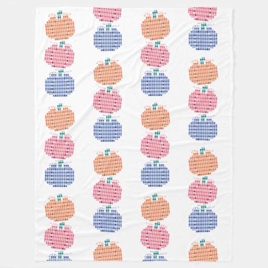 Pumpkin Carnival Fleecedecke (Vorderseite)