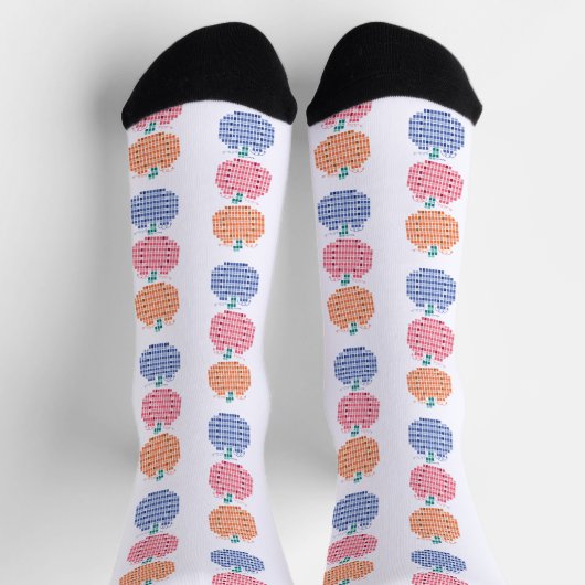 Pumpkin Carnival Socken (Oben)