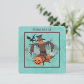 PUMPKIN CARVING CONTEST PARTY FEIERTAGSKARTE (Stehend Vorderseite)