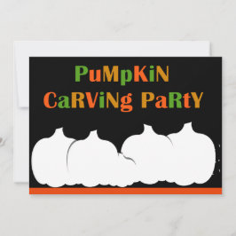 Pumpkin Carving Halloween-Party Einladung