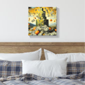 Pumpkin Cash Leinwanddruck (Insitu (Schlafzimmer))