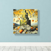 Pumpkin Cash Leinwanddruck (Insitu (Holzboden))