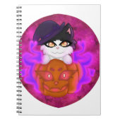 Pumpkin Cat Notizblock (Vorderseite)