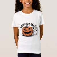 Pumpkin Chasing Ghosts Spooky Halloween