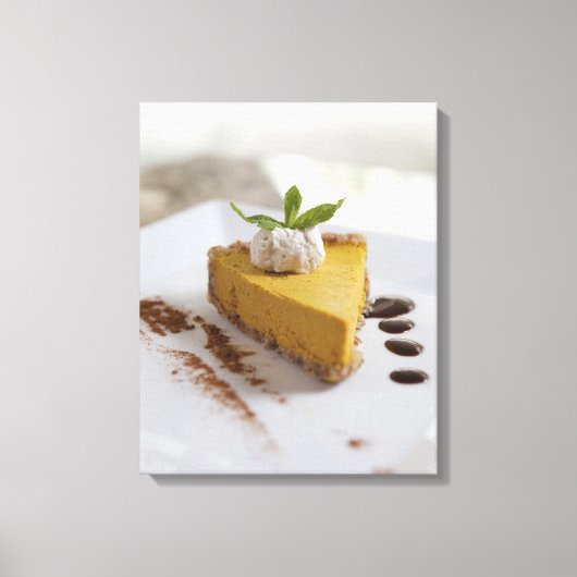 Pumpkin Cheesecake Leinwanddruck (Vorderseite)