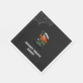 Pumpkin Chef Halloween Party – Spooky Cauldron Serviette (Ecke)