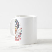 Pumpkin Cherries Bow Halloween Pumpkin Cherries Co Kaffeetasse (Vorderseite Links)