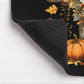 Pumpkin Christian Give Thanks To The Lord Floral F Mousepad (Ecke)
