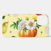 Pumpkin, Chrysanthemum: Herbstfruchtillustrierung. Case-Mate iPhone Hülle (Rückseite (Horizontal))