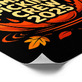 Pumpkin Cking Crew 2025 Halloween Pumpkin Crew Poster (Ecke)