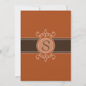 Pumpkin Classic Ernte Hochzeit Einladung (Rückseite)