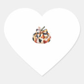 pumpkin Classic T-Shirt Herz-Aufkleber (Vorderseite)