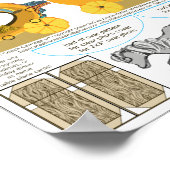 Pumpkin Coach Twitter Hochzeitstisch-Rahmen Poster (Ecke)