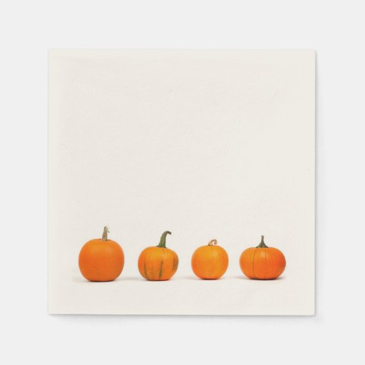 Pumpkin Cocktail Napkin Serviette (Vorderseite)
