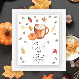 Pumpkin Coffee Brautparty Cards und Geschenke Poster