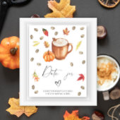 Pumpkin Coffee Brautparty Poster
