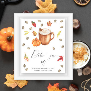 Pumpkin Coffee Brautparty Poster